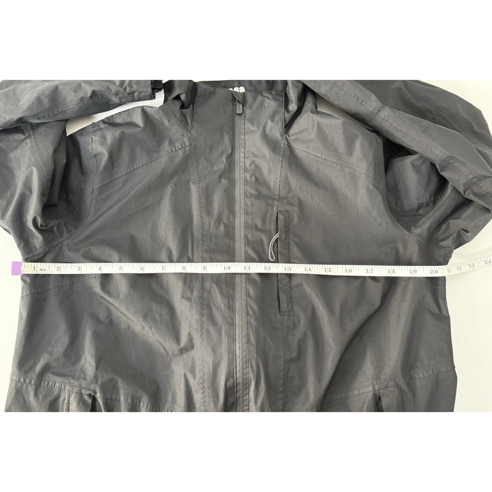 Bass Outdoor Jacket Womens size Med Black Windbreaker Water Resistant - Picture 13 of 13